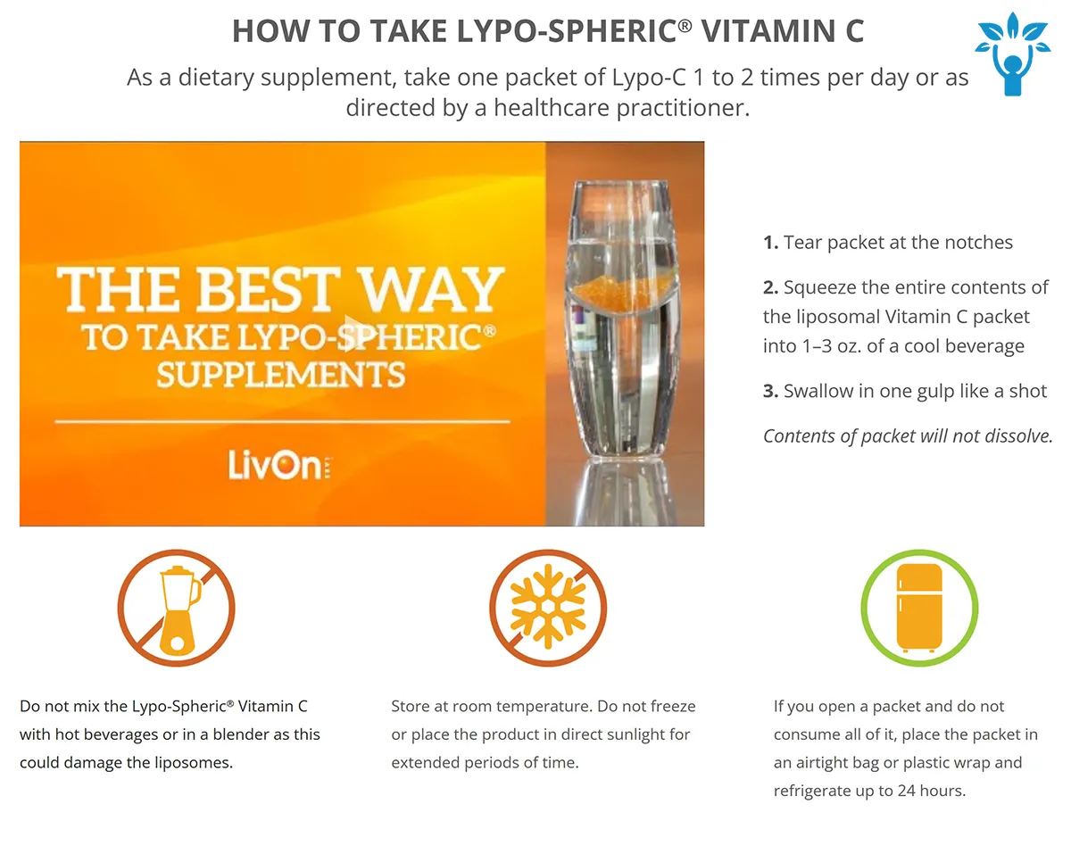 LivOn Labs Liposomal Vitamin C HealthLabs Canada